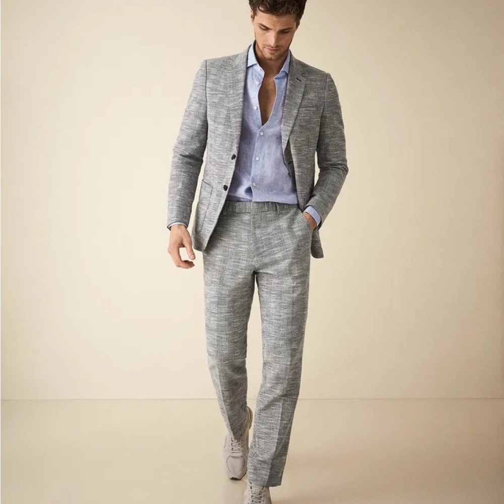 Reiss grey with subtle pattern Pants for men